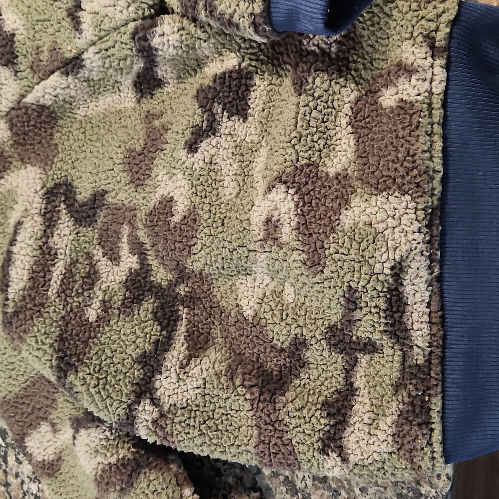 Camouflage Sherpa Pullover